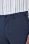 Men's Blue Filafil Side Pocket Slim Fit Trousers 1003250123 - 4