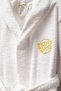 Little Prince, Alice, Heidi Embroidered 100% Cotton Girls - Boys Bathrobe - 4