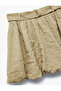 Lined Modal Fabric Mini Balloon Skirt with Belt Detail - 6
