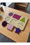 Fairy Tale Shapes Puzzle, Wooden Match-And-Put Puzzle, Colorful Educational Puzzle, Shape Learning - 2