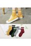 Pack of 6 Unisex Various Colors Striped Washable College Tennis Socks - 2
