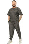 Men's Baggy Cut Sweatpants Gym Trousers Pnt1358 - 4