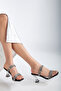 Women's Thin Spiral Banded Evening Dress Shoes - 3