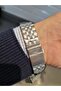 5- Automatic Navy Blue Dial Calendar Steel Bracelet 3 Atm Waterproof Men Wristwatch - 6