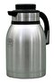 Double-walled premium stainless steel thermos - 2 liter capacity - perfect for picnics, camping, serving, and keeping your drinks hot or cold.