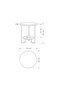 Corro Modern Side End Table White Multipurpose - 3