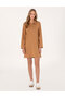 Camel Regular Fit Modal Fabric Knitted Dress 50308163-Vr015 - 3