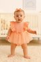 Luvvera Baby Girl Kids Tutu Detail Ruffle Bow Body Dress