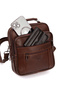 Shoulder Bags - Brown - Genuine leather - 5
