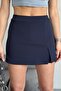 2-Piece Slit Mini Shorts Skirt - 5