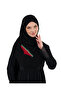 Polyster Black Color Shawl Palestinian Map Embroidered with Watermelon Colors S100033 - 4