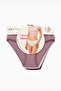Pack of 3 Ribbed Cotton Fabric Panties Set - 3