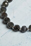 Certified Natural Labradorite and Hematite Detailed Adjustable Bracelet - 5