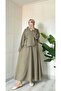 Kimono Linen Skirt Suit - 3
