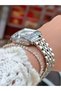 Steel Cord Cutout Glass Square Case Special Design Women's Wristwatch with 2 Years Warranty - 5