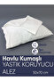 2-Piece Liquid-Proof Zippered Towel Pillow Mattress 50 X 70