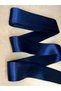 4 cm Navy Blue Satin Ribbon 10 Meters One Roll, Satin, Seten, Ribbon, Kurdele 4 cm Satin Ribbons - 7