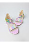 Girls' Rainbow Colorful Low-Heeled Comfortable Stone-Embellished Evening Dress Shoes 23 24 25 No - 2