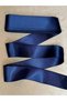 4 cm Navy Blue Satin Ribbon 10 Meters One Roll, Satin, Seten, Ribbon, Kurdele 4 cm Satin Ribbons - 3