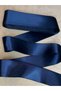 4 cm Navy Blue Satin Ribbon 10 Meters One Roll, Satin, Seten, Ribbon, Kurdele 4 cm Satin Ribbons - 5