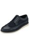 45 - 46 - 47 - 48 -49 - 50 Nrm12433 Navy Blue Garnished Large Size Wide Mold Men's Shoes
