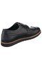 45 - 46 - 47 - 48 -49 - 50 Nrm1241 Black Large Size Calf Leather Comfortable Wide Fit Men's Shoes - 6