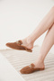 Taba Women's Daily Comfortable Perforated Masculine Closed Front Stone Daily Home Beach Slippers - 4