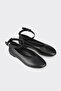 Black Leather Women's Casual Shoes - 2