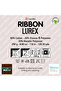 Rıbbon Lurex - خيط محبوك يدوي لامع وإكسسوار وردي-732 - 2