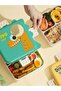 Super Dino New Generation Children's Lunch Box with Three Compartments + Sauce Bowl - Lunch Box 1190 Ml. - 5