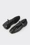 Black Leather Women's Casual Shoes - 3