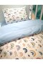 Baby Kids Bedding Set 70x110 Rainbow Blue For Park Crib - 3