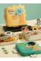 Super Dino New Generation Children's Lunch Box with Three Compartments + Sauce Bowl - Lunch Box 1190 Ml. - 3