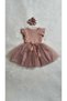 Girl's Dusty Rose Tulle Special Occasion Birthday Christmas Evening Dress Gift Casual Princess Dress - 4