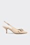 Beige Women's Heeled Shoes