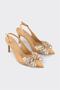 Natural Leather Women's Heeled Shoes - 2
