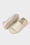 Ecru Leather Women's Sports Sandals - 3