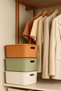 Colors Green 3 Pieces 13 Lt Cabinet Organizer Organizer Hobby Toy Box Storage Box with Lid - 4