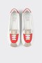 Red Leather Women's Sports Shoes - 4
