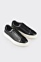 Black Leather Men's Casual Shoes - 2
