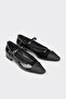 Black Leather Women's Casual Shoes - 2