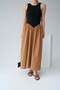 Two Color Dress - Black-Tan
