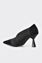 Black Women's Mid Heel Shoes - 3