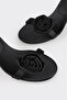 Black Women's Heeled Sandals - 4