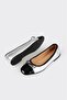 Lame Leather Women's Ballerinas - 3