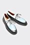 Blue Leather Women's Oxford - 2