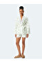 Cotton Lined Floral Fisto Shorts with Embroidery Detail - 2