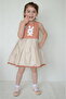 Girl's Dress Rabbit Embroidered Summer Dress - 3