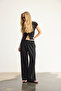 Wide Leg Draped Trousers - 4
