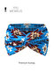 Blue Baklava Pattern Premium Women's Hair Band Bandana